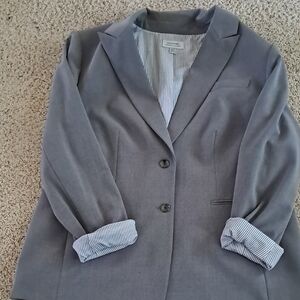 Women's Tahari Gray Blazer